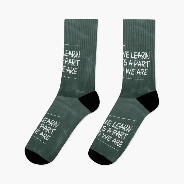 Item preview, Learn education and knowledge pupil teacher student chalk font on green school blackboard designed and sold by MadandMean.