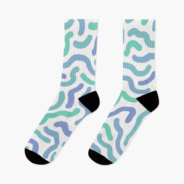 Item preview, blue squiggle pattern designed and sold by terididcote.