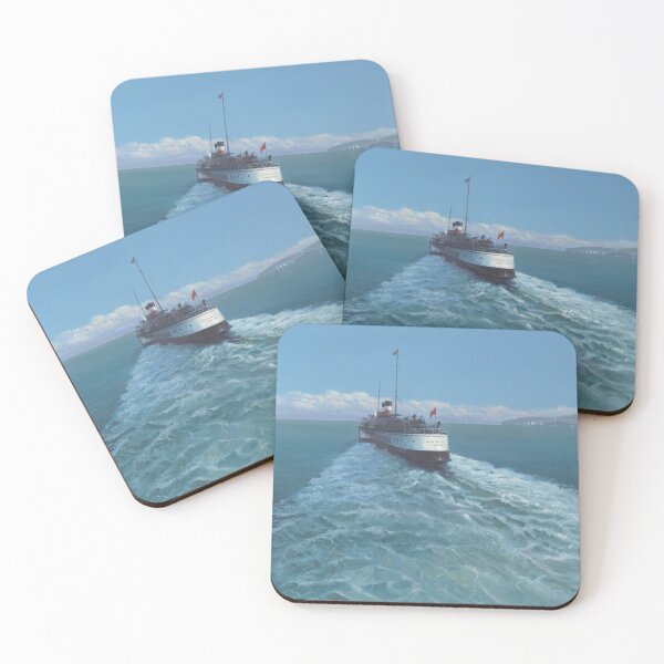 Item preview, Old Harry Rocks with Paddle Steamer. designed and sold by Richard Picton.