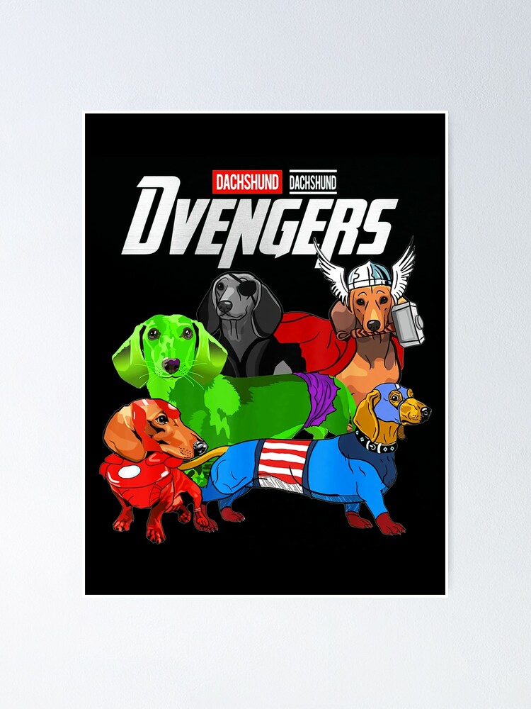 Dvengers T-Shirt Funny Dog Dachshund Shirt Gift Dvengers T-Shirt Funny Dog Dachshund Shirt Gift