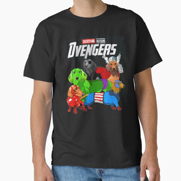 Item preview, Dvengers T Shirt Funny Dog Dachshund Gift  for Men Women, Gift Halloween Day, Thanksgiving, Christmas Day  designed and sold by SarahGloriaTees.