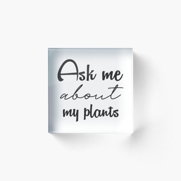 Aperçu de l'œuvre Interrogez-moi sur mes plantes créée et vendue par Meritade.
