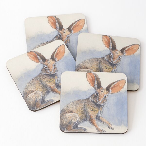 Item preview, Watercolor Cottontail Rabbit designed and sold by SarahDahlinger.