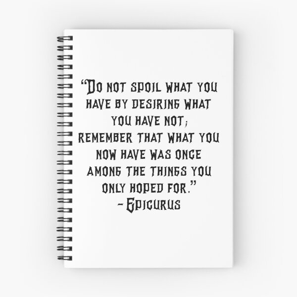 Item preview, Epicurus Quote designed and sold by EvolutionWisdom.