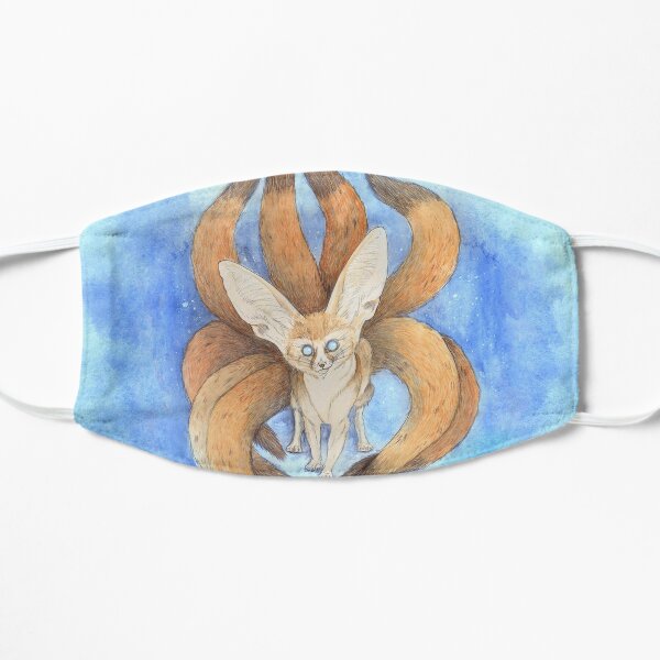 Ninetails Face Masks Redbubble - roblox serene kitsune mask