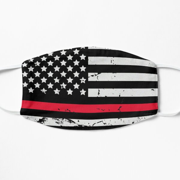 blue lives matter flag mask