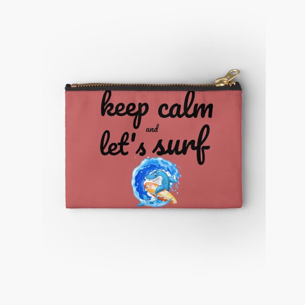 Item preview, Keep calm and let's surf,shark designed and sold by Toothless-3377.