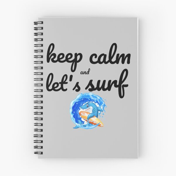 Item preview, Keep calm and let's surf,shark designed and sold by Toothless-3377.