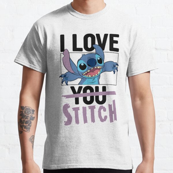 Women's Lilo & Stitch I Like Gross Stuff Stitch Distressed T-shirt