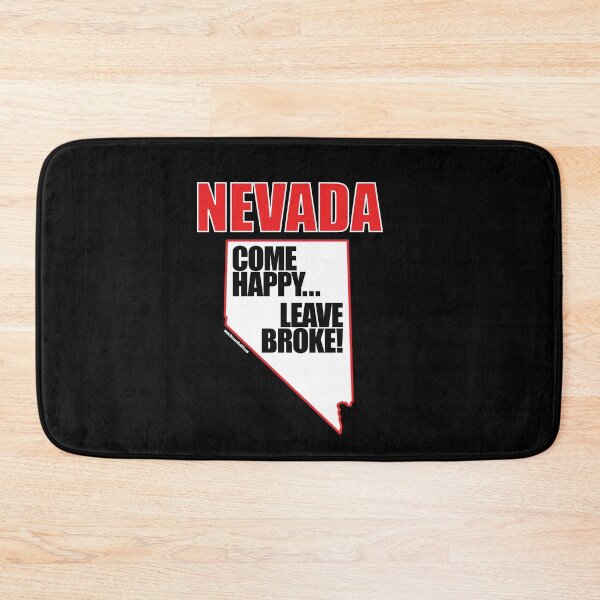 Item preview, Funny Nevada Map, Come Happy Leave Broke designed and sold by K. Scott  Teeters.