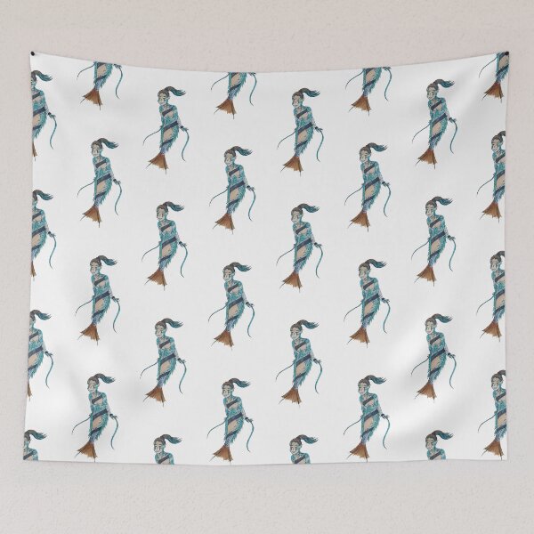 Item preview, Pterophyllum Scalare~Freshwater Angelfish mermaid designed and sold by AmelieHalkias.