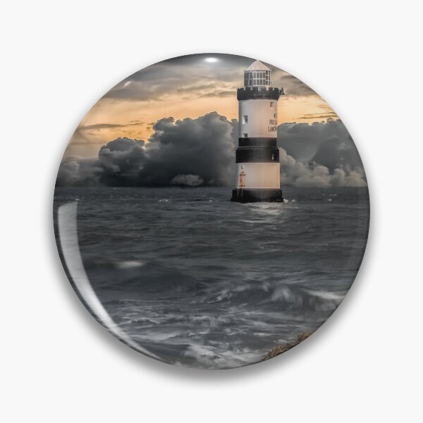 Item preview, The Lighthouse Storm Anglesey designed and sold by AJEvans.