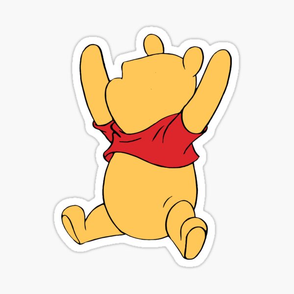 Download "Pooh Bear" Sticker by Aherm1 | Redbubble
