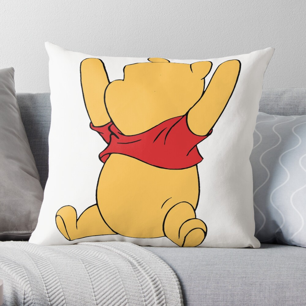 Disney Winnie The Pooh Zippered Throw Pillow COVER 18 x 18