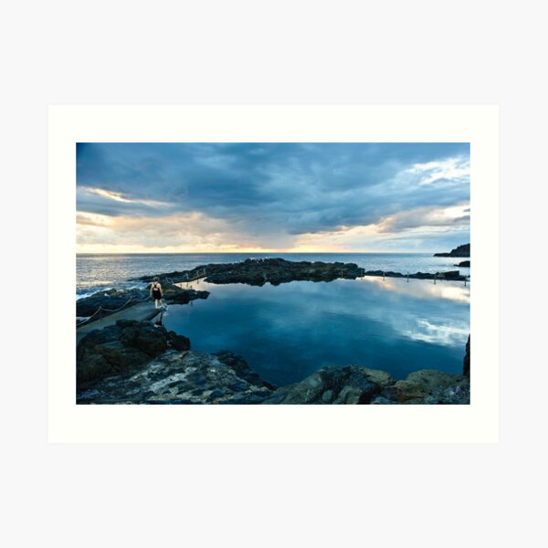 Rock Pool - KIama Art Print