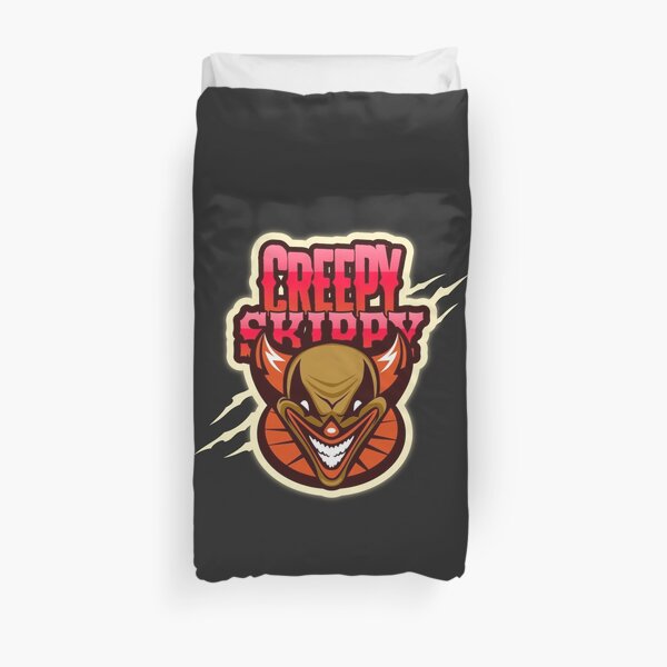 Red Creepy Duvet Cover