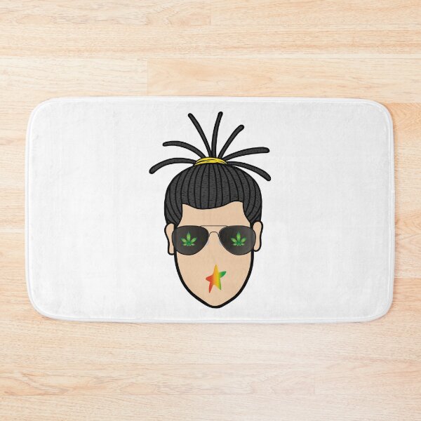 Item preview, Unknown man with reggae style hair and cool shades. designed and sold by Bees-Honey-Gift.