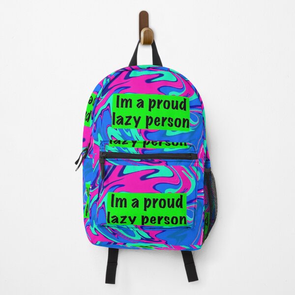 Item preview, im a proud lazy person designed and sold by sarina G.