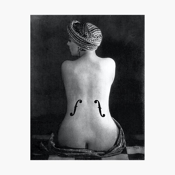 Ingres's Violin (1924) by Man Ray Photographic Print