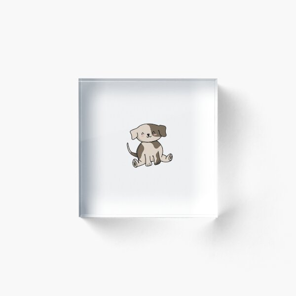 Cute Puppy Acrylic Block