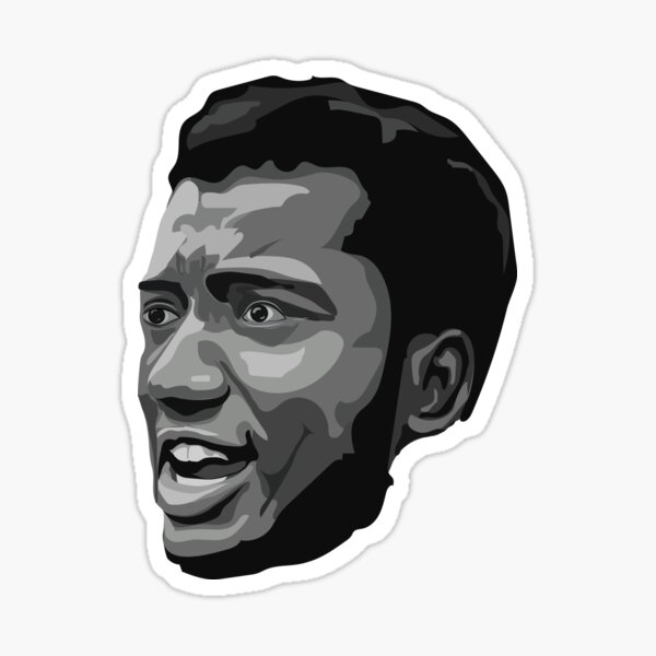 Vista previa del artículo con la obra «Fred Hampton», diseñado y vendido por LeftFist.