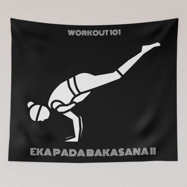 Item preview, Eka Pada Bakasana II (Workout 101) designed and sold by BofflingDesigns.