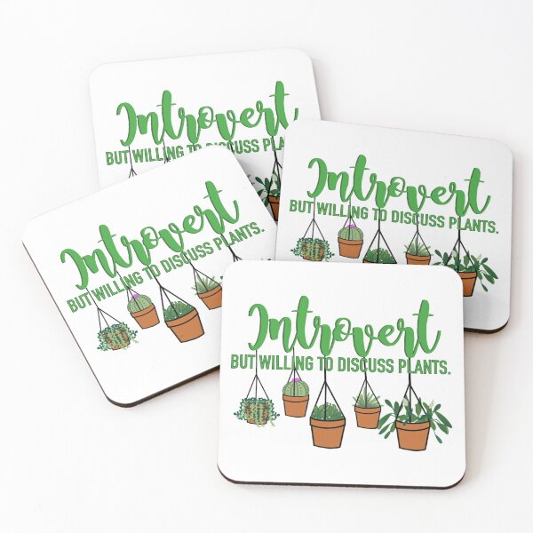Item preview, Introvert- But Willing to Discuss Plants. designed and sold by ceysomethingg.