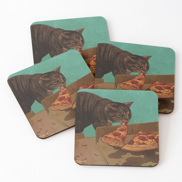 Item preview, Pizza Cat: Daily Cat Drawing 53 designed and sold by emwheezie.