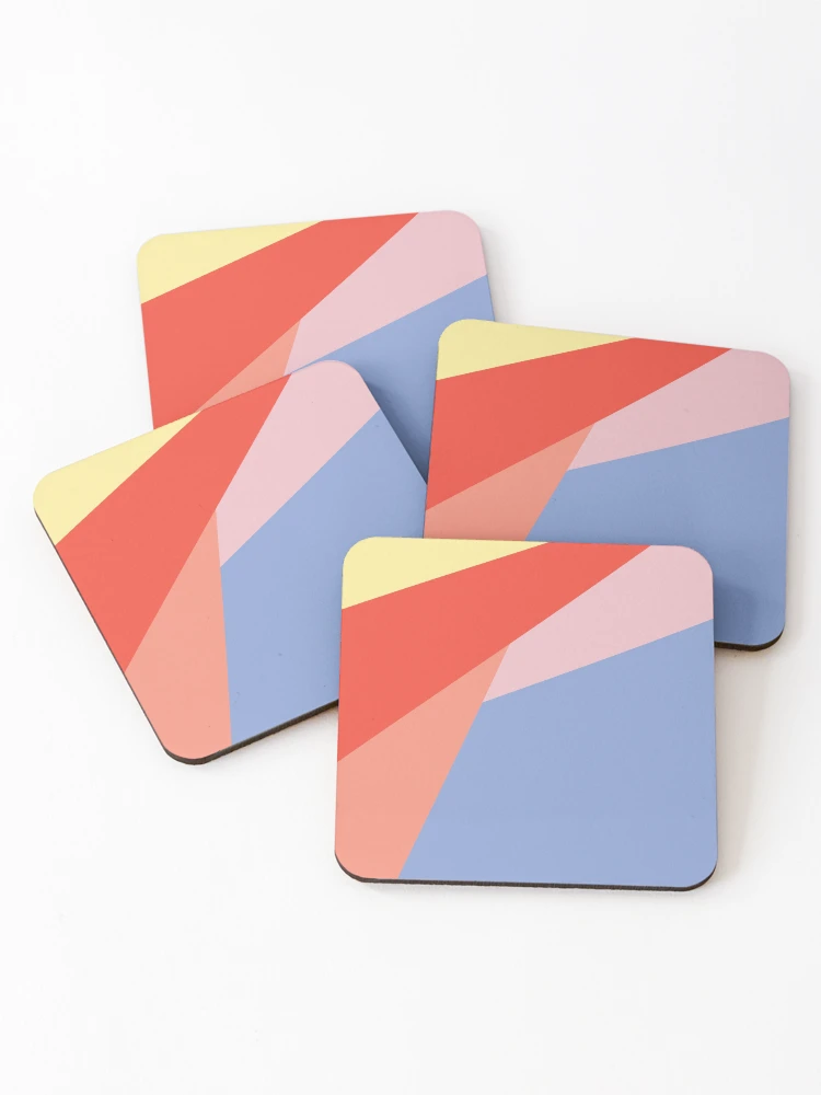 Thumbnail 1 of 5, Coasters (Set of 4), Color theme pattern designed and sold by cambuul.