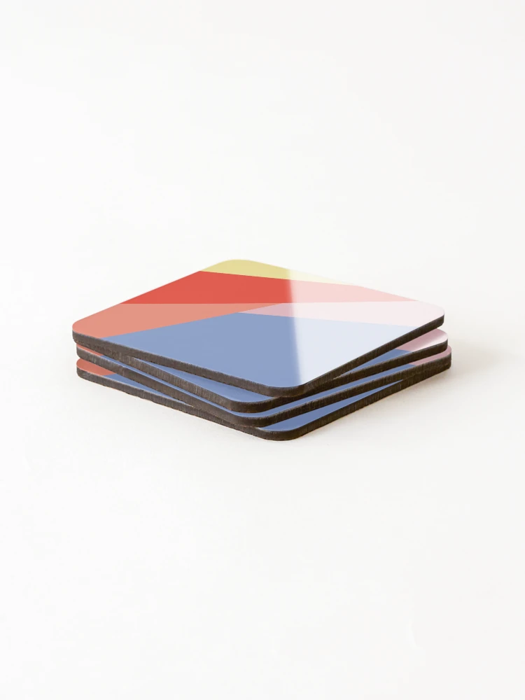 Thumbnail 4 of 5, Coasters (Set of 4), Color theme pattern designed and sold by cambuul.
