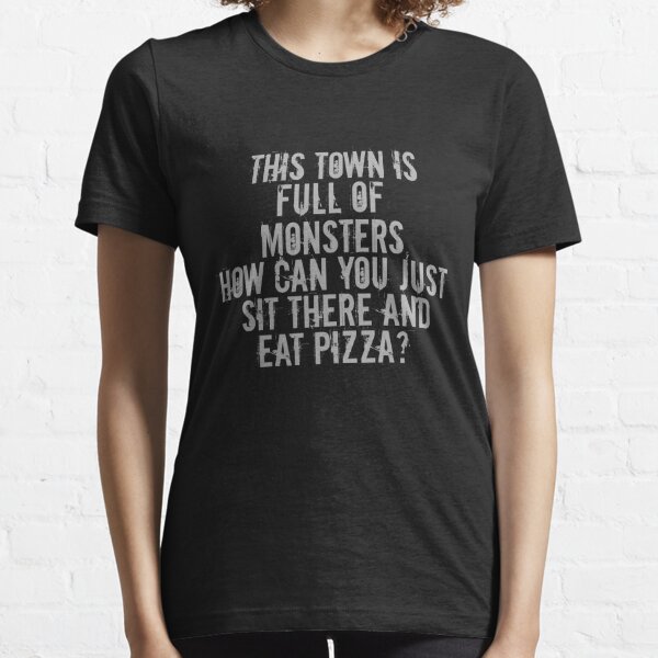 ...Full of Monsters - White Text Essential T-Shirt