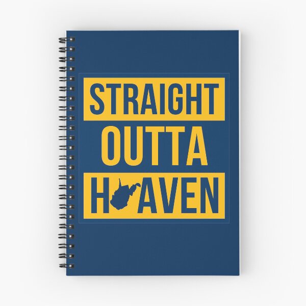 Item preview, West Virginia Straight Outta Heaven State Map Blue Shirts Stickers designed and sold by Pittsburgh 412 Steel City Yinzers.