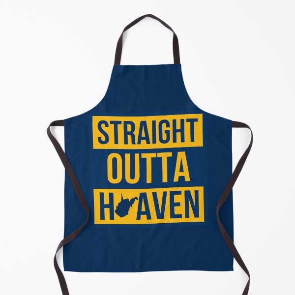 Item preview, West Virginia Straight Outta Heaven State Map Blue Shirts Stickers designed and sold by Pittsburgh 412 Steel City Yinzers.