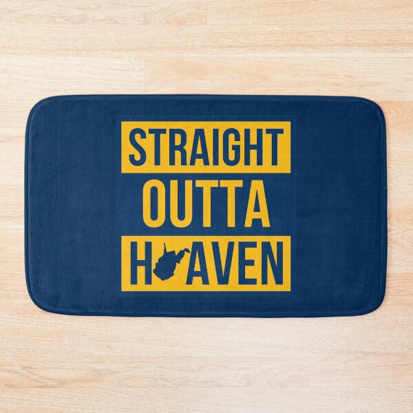 Item preview, West Virginia Straight Outta Heaven State Map Blue Shirts Stickers designed and sold by Pittsburgh 412 Steel City Yinzers.