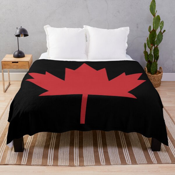 Item preview, Red Maple Leaf black bkgrd designed and sold by Orchyd.