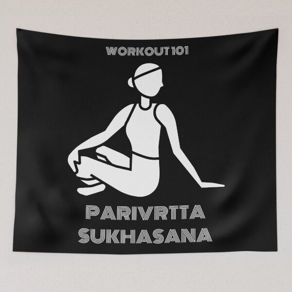Item preview, Parivrtta Sukhasana (Workout 101) designed and sold by BofflingDesigns.
