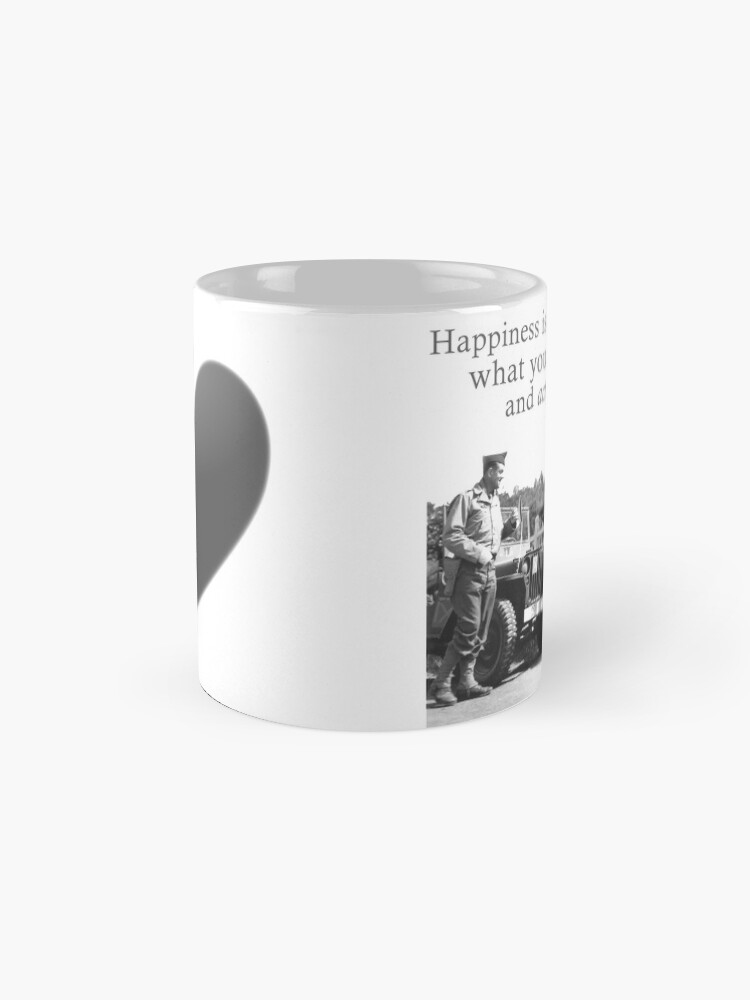 Alternate view of Happiness Is Knowing What You Want And Acting On It - A Meme For Lovers Mug
