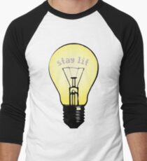 stay lit, stay hungry Men's Baseball ¾ T-Shirt