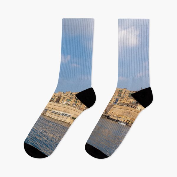 Item preview, Coastal landscape of Valletta, Malta designed and sold by lena-maximova.
