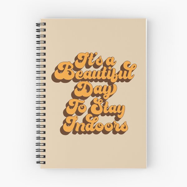 Item preview, It's a Beautiful Day To Stay Indoors - Retro Yellow designed and sold by pesky-penguins.