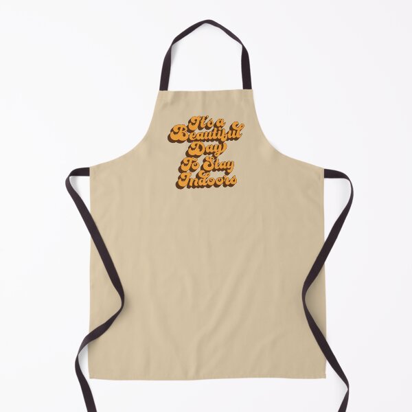 Item preview, It's a Beautiful Day To Stay Indoors - Retro Yellow designed and sold by pesky-penguins.