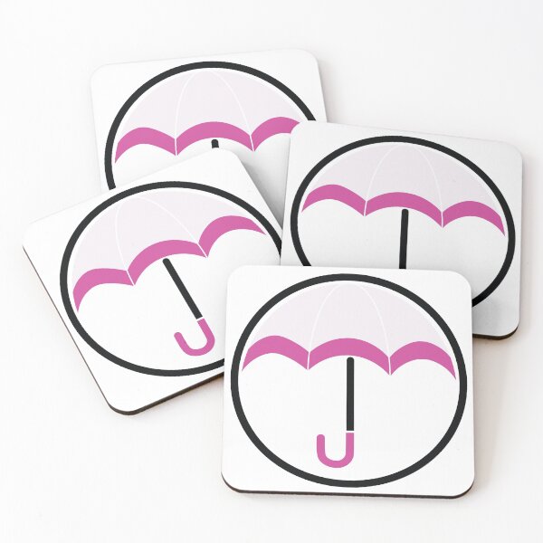 Item preview, Umbrella Academy, Parapluie Klaus, Team Klaus, number 4, Pink designed and sold by Gaalaxyz.