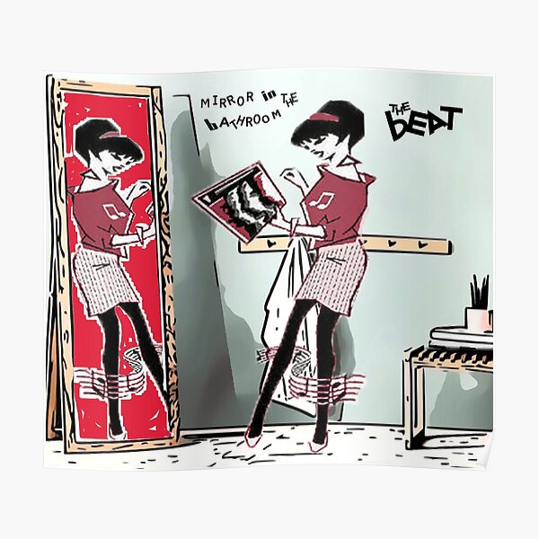 "Mirror in the Bathroom" Poster for Sale by Subpopeoandy Redbubble