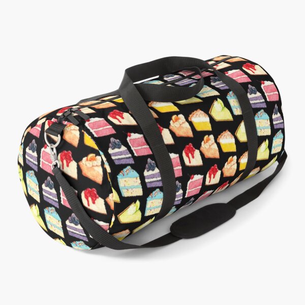 Item preview, Rainbow Cakes & Pies Pattern - Black designed and sold by Kelly  Gilleran.
