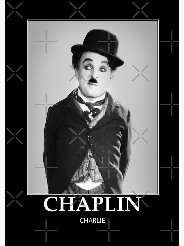 Chaplin - BW - D8 de DecoWords