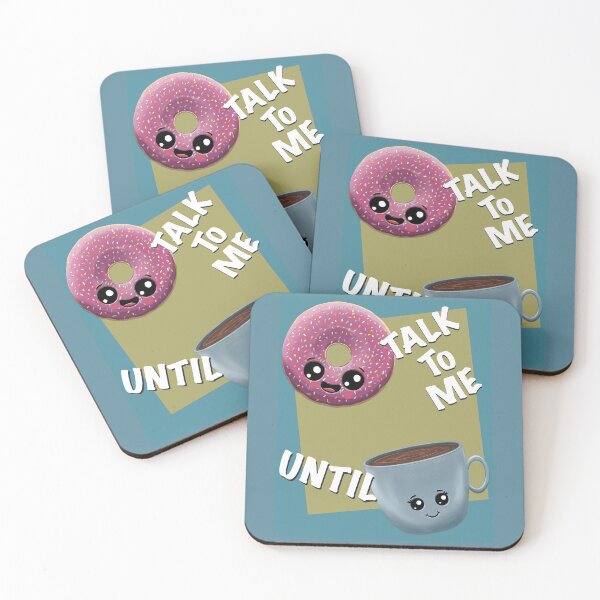 Item preview, Doughnut talk to me until coffee designed and sold by Rooks-Artworks.