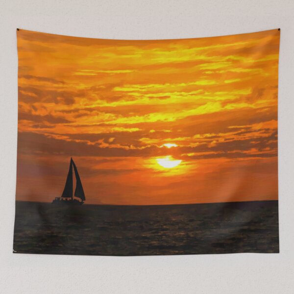 Item preview, Sunset on the Ocean 1 designed and sold by smARTwork.