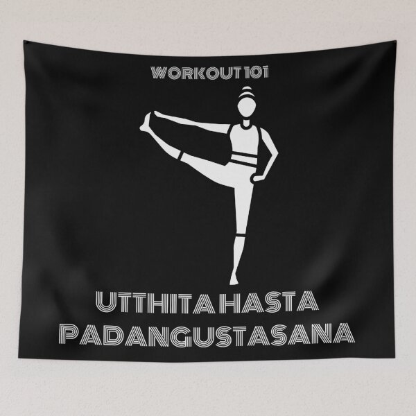 Item preview, Utthita Hasta Padangustasana (Workout 101) designed and sold by BofflingDesigns.
