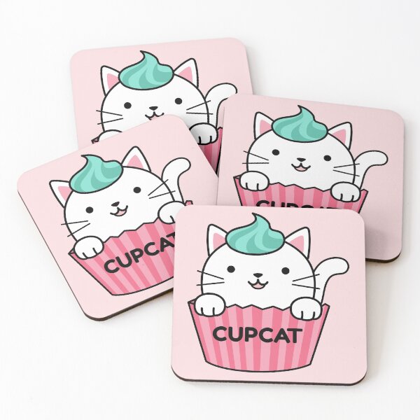 Item preview, Kawaii Cute Cupcake Cat "Cupcat" Gift for kawaii and cat lovers designed and sold by TamGustam.