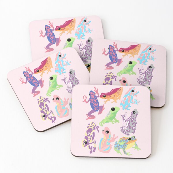 Item preview, Pastel Pride Frogs on a Pink Background designed and sold by Alysha Newton.